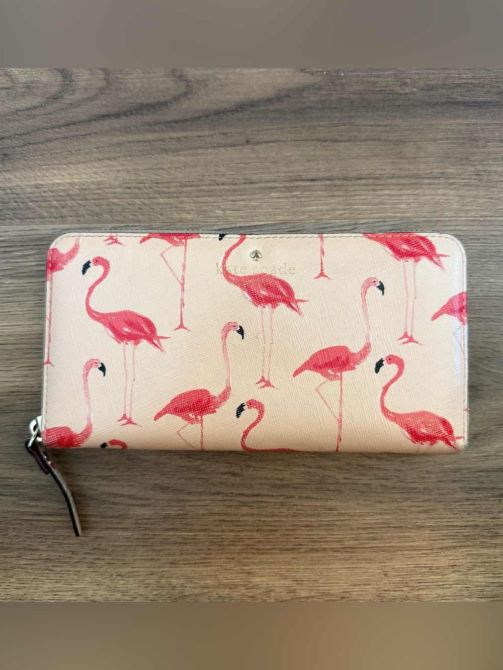 Kate Spade pink Flamingo Wallet